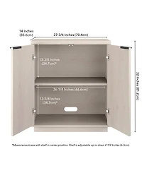 Hudson & Canal 28" Mansfield Wide Rectangular Accent Cabinet