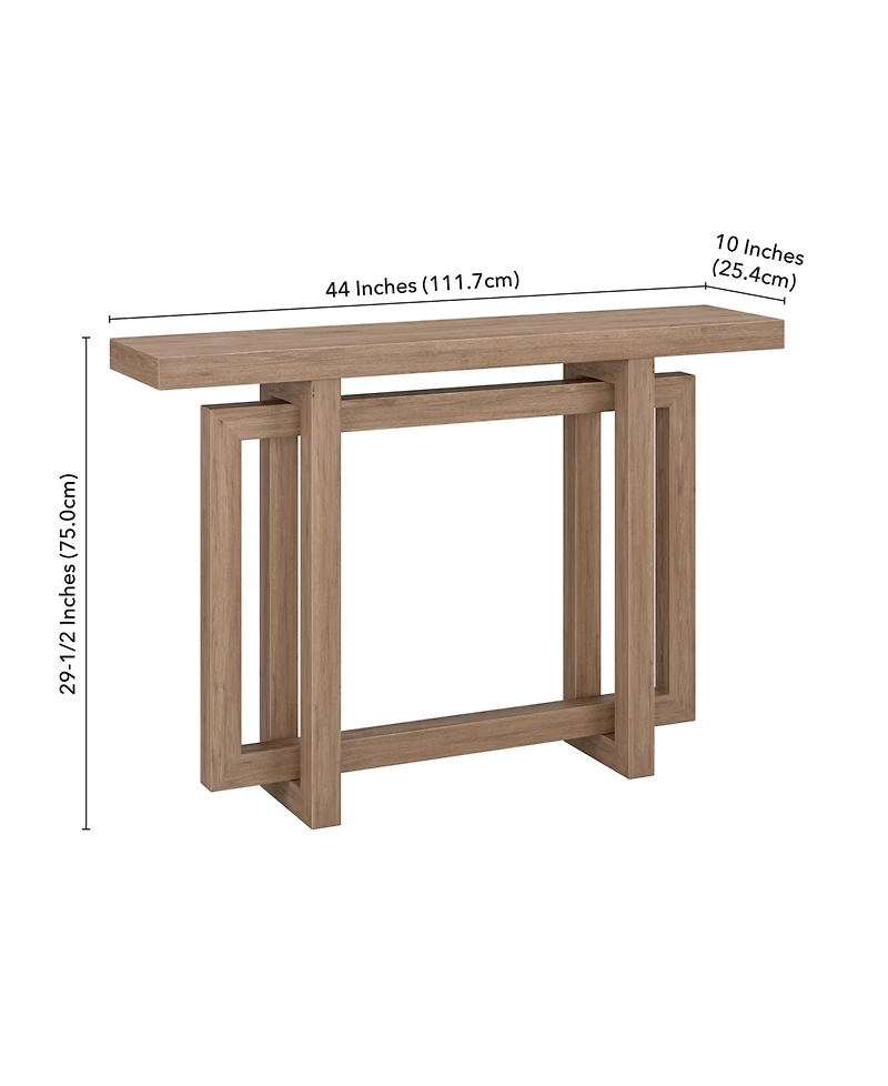 Hudson & Canal 44" Breslow Wide Rectangular Console Table