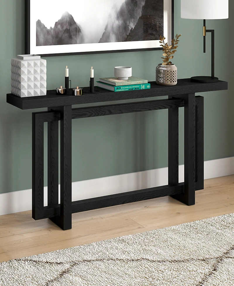 Hudson & Canal 55" Breslow Wide Rectangular Console Table