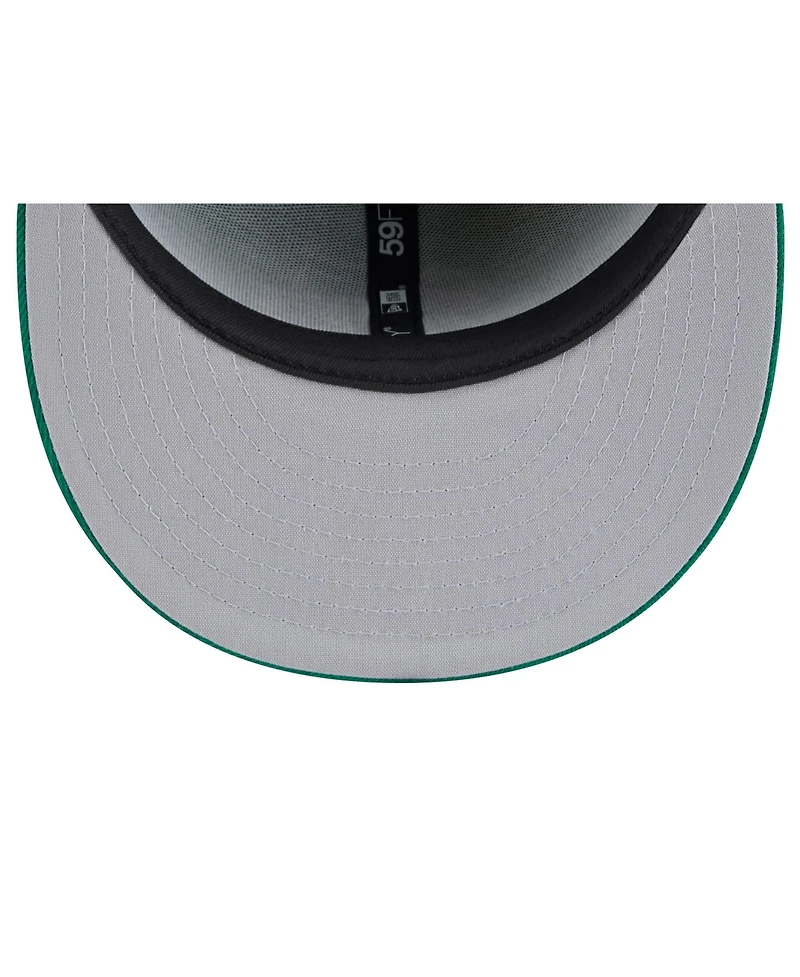 New Era Men's Kelly Green Athletics St. Patrick's Day 59FIFTY Fitted Hat