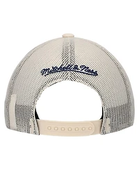 Mitchell & Ness Men's Cream Denver Nuggets Trucker Adjustable Hat