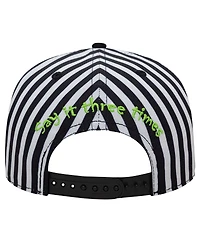 New Era Men's Black Beetlejuice Green Piping 9FORTY Adjustable Hat