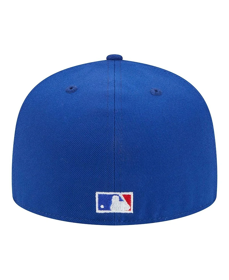 New Era Men's Royal Texas Rangers Duo Logo 2.0 59FIFTY Fitted Hat