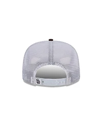 New Era Men's Brown San Diego Padres Team Horizon 9FIFTY A-Frame Trucker Snapback Hat