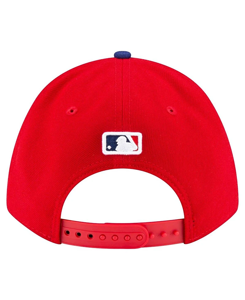New Era Men's Red Philadelphia Phillies Player Replica 9FORTY Adjustable Hat