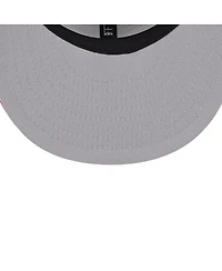 New Era Men's Gray Houston Rockets Chenille Band 9FIFTY Snapback Hat