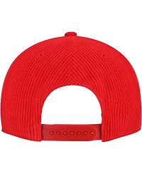 '47 Brand Men's Red Chicago Bulls Double Header Sidepatch Cord Hitch Adjustable Hat