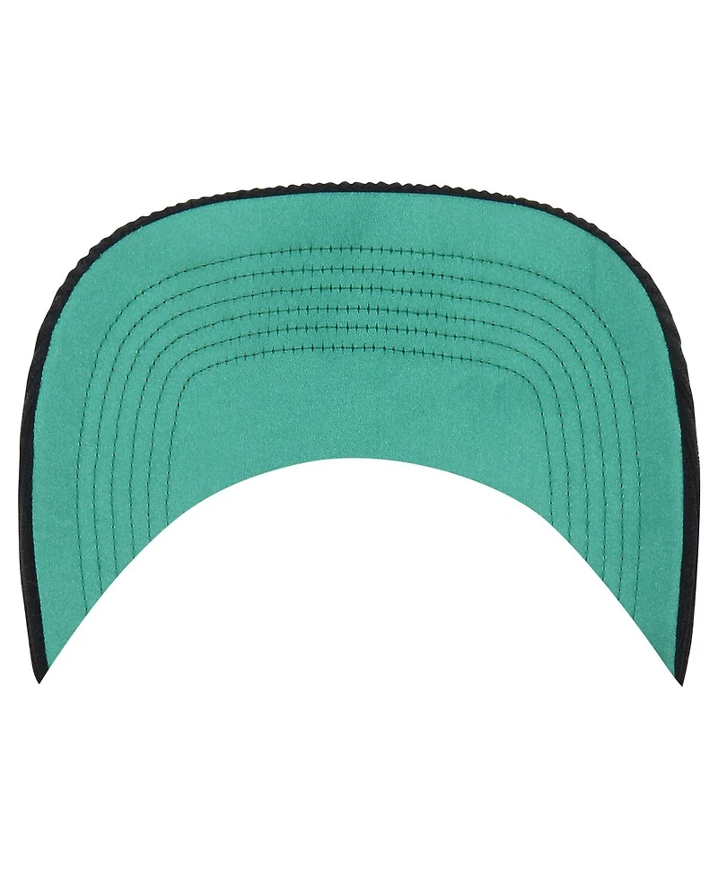 '47 Brand Men's Black Miami Dolphins Letterman Hitch Adjustable Hat