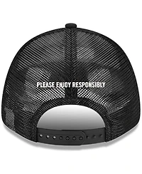 Richard Childress Racing Team Collection Men's Black Kyle Busch Rebel Bourbon 9FORTY Trucker Adjustable Hat