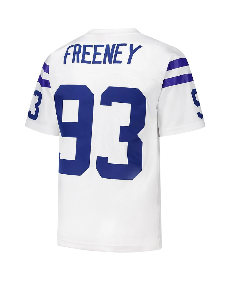 Mitchell & Ness Men's Dwight Freeney White Indianapolis Colts 2006 Legacy Replica Jersey
