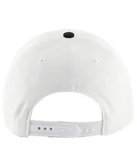 '47 Brand Men's White/Black Baltimore Ravens Double Header Clean Up Adjustable Hat