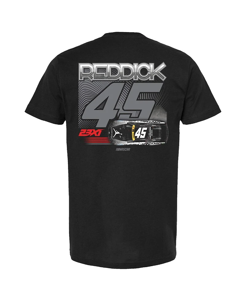 23XI Racing Men's Black Tyler Reddick Jumpman Car T-Shirt