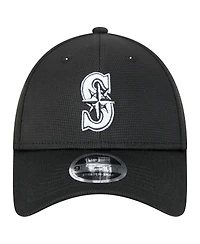 New Era Men's Black Seattle Mariners Pivot 9FORTY Adjustable Hat