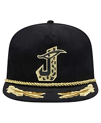 New Era Men's Black Jacksonville Jaguars City Originals Corduroy Skipper Golfer Snapback Hat