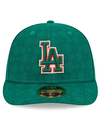 New Era Men's Kelly Green Los Angeles Dodgers St. Patrick's Day Low Profile 59FIFTY Fitted Hat