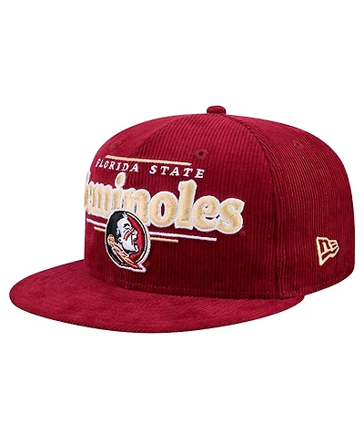 New Era Men's Garnet Florida State Seminoles Display 9FIFTY Snapback Hat