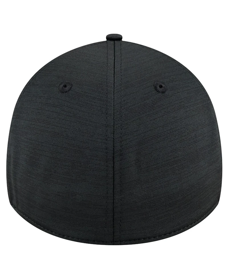 New Era Men's Black Jacksonville Jaguars Throwback Active Tech 39THIRTY Flex Hat