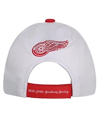 Fanatics Big Boys and Girls White Detroit Red Wings 2025 Nhl Stadium Series Team Adjustable Hat
