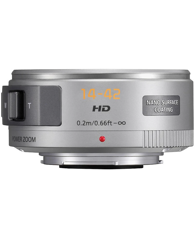 Panasonic Lumix G X Vario Pz 14-42mm f/3.5-5.6 Aspherical Lens for Micro Four Thirds, Silver