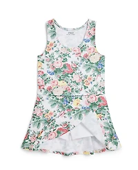 Polo Ralph Lauren Big Girls 2-Piece Performance Jersey Top and Skort Set