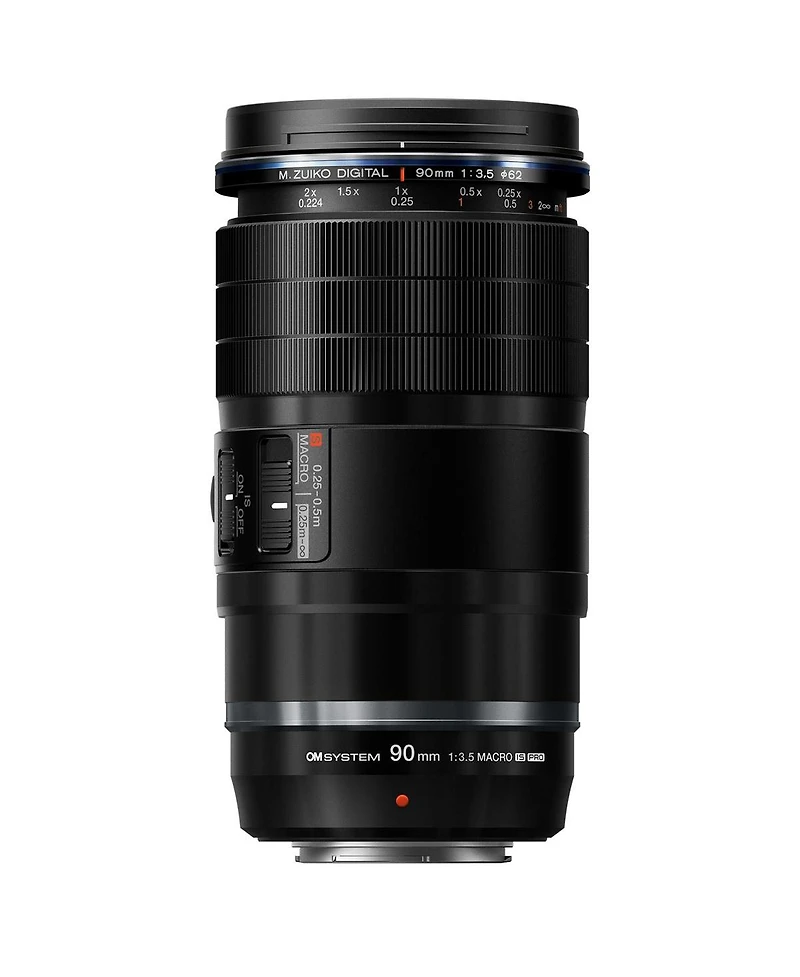 Om System M.Zuiko Digital Ed 90mm f/3.5 Macro Is Pro Lens for Micro Four Thirds