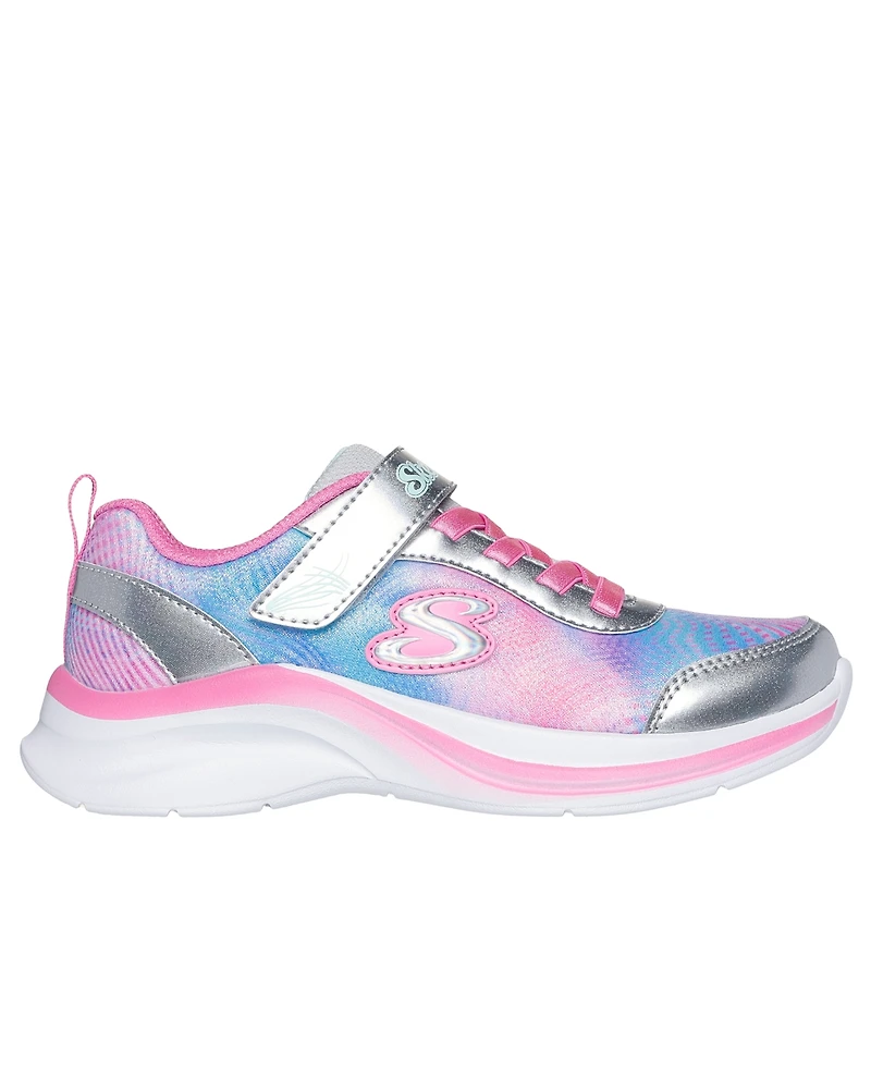 Skechers Little Girls Aloha Dream Fastening Strap Casual Sneakers From Finish Line