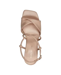 Marc Fisher Women's Glady Crisscross High Block Heel Platform Sandals