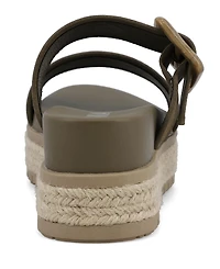 Mia Women's Kika Platform Slide Round Toe Sandals