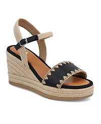 Mia Women's Becky Round Toe Wedge Sandals
