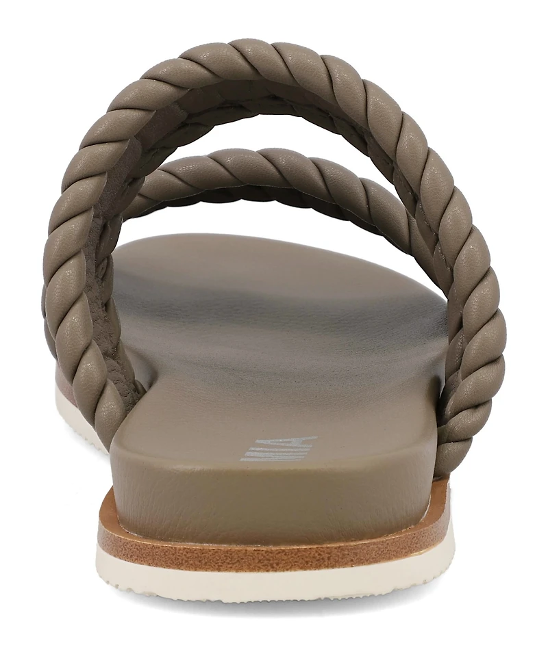 Mia Women's Vada Slide Round Toe Sandals