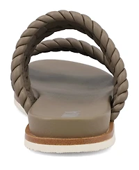 Mia Women's Vada Slide Round Toe Sandals