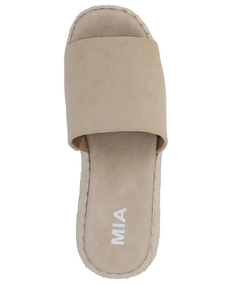 Mia Women's Freyja Slip-On Wedge Sandals