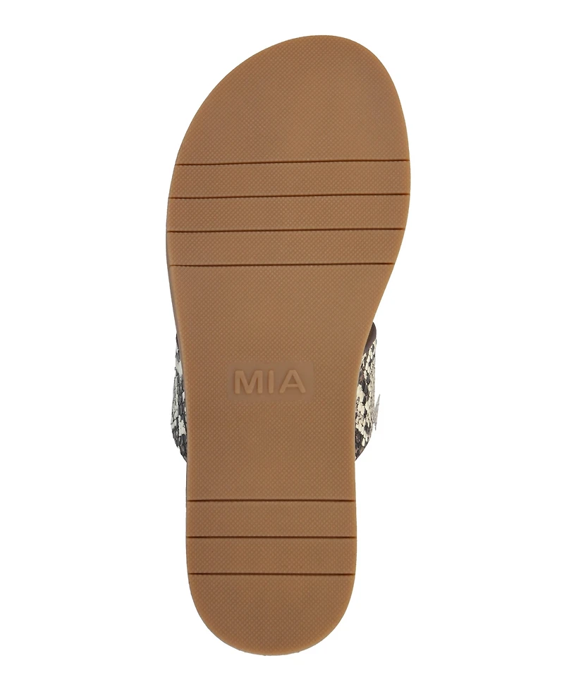 Mia Women's Yelena Wedge Slide Sandals