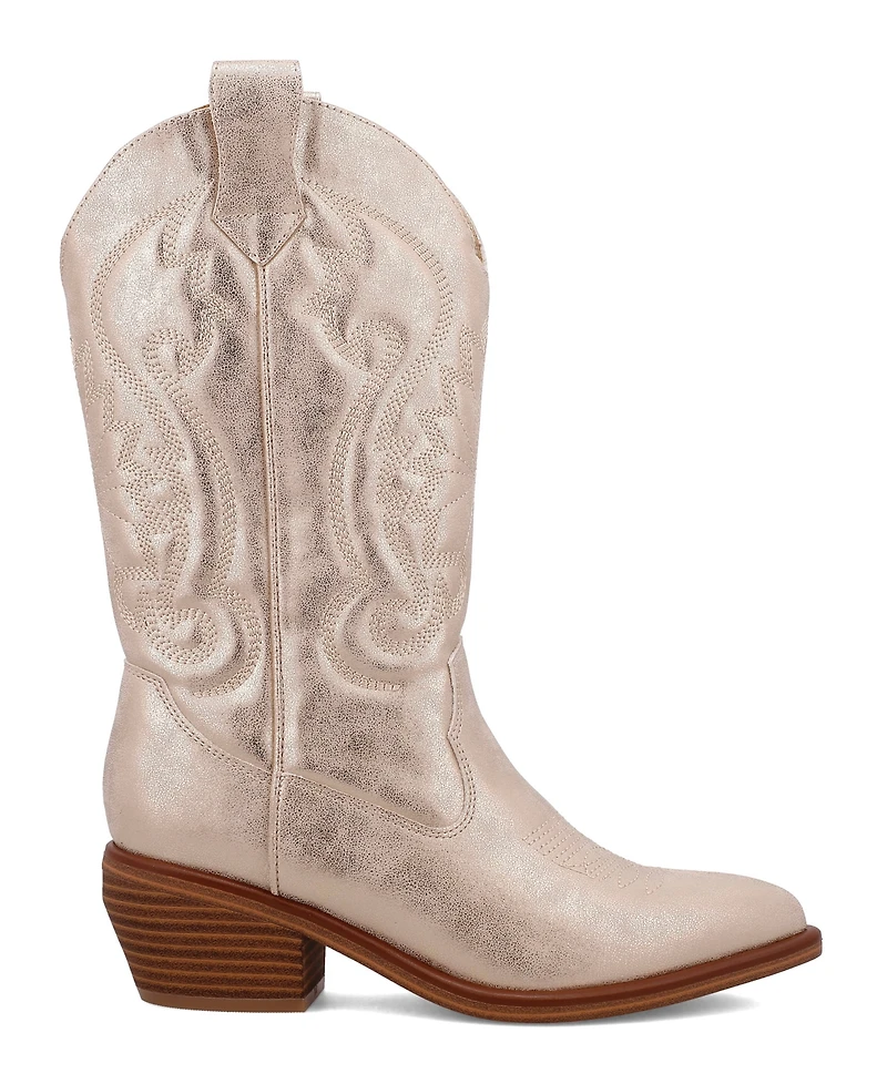 Mia Women's Kelsha Pointed Toe Western Boots