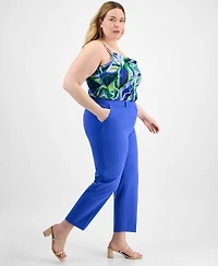 Tahari Asl Plus Classic Ankle Pants