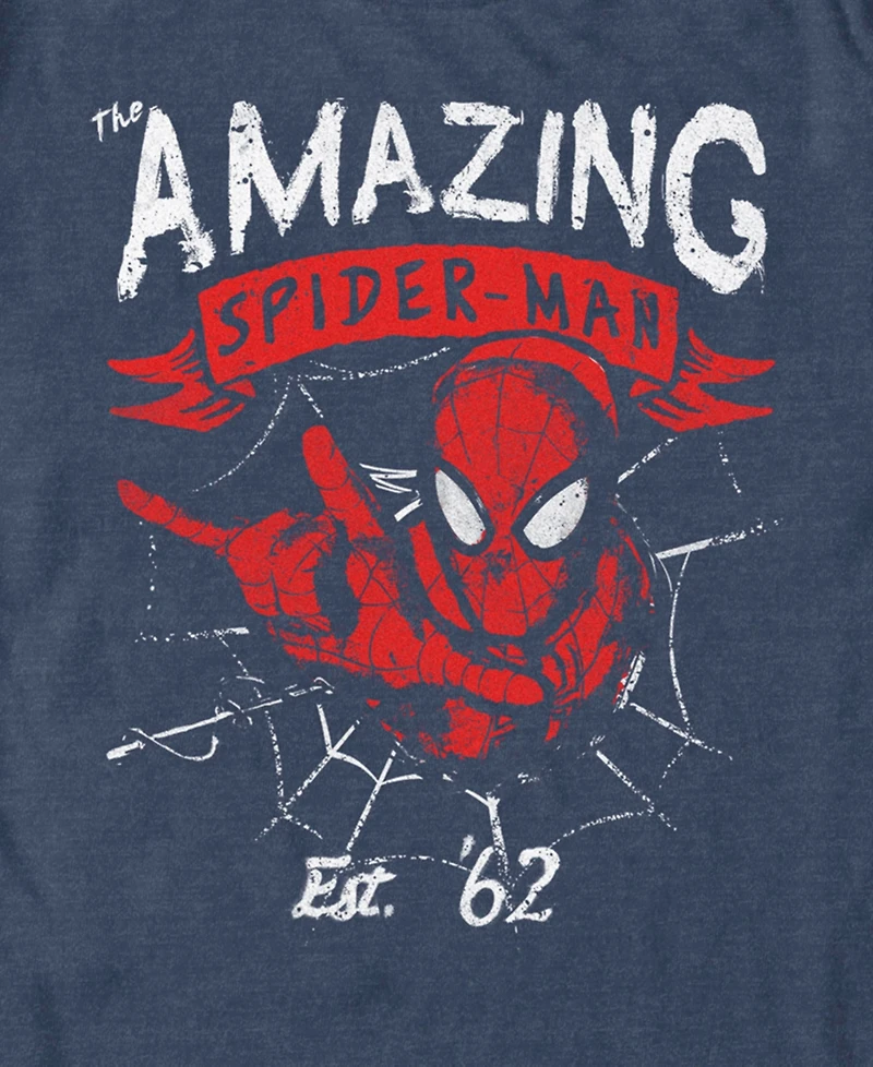 Marvel Men's Grunge Fwip Short Sleeve T-Shirt