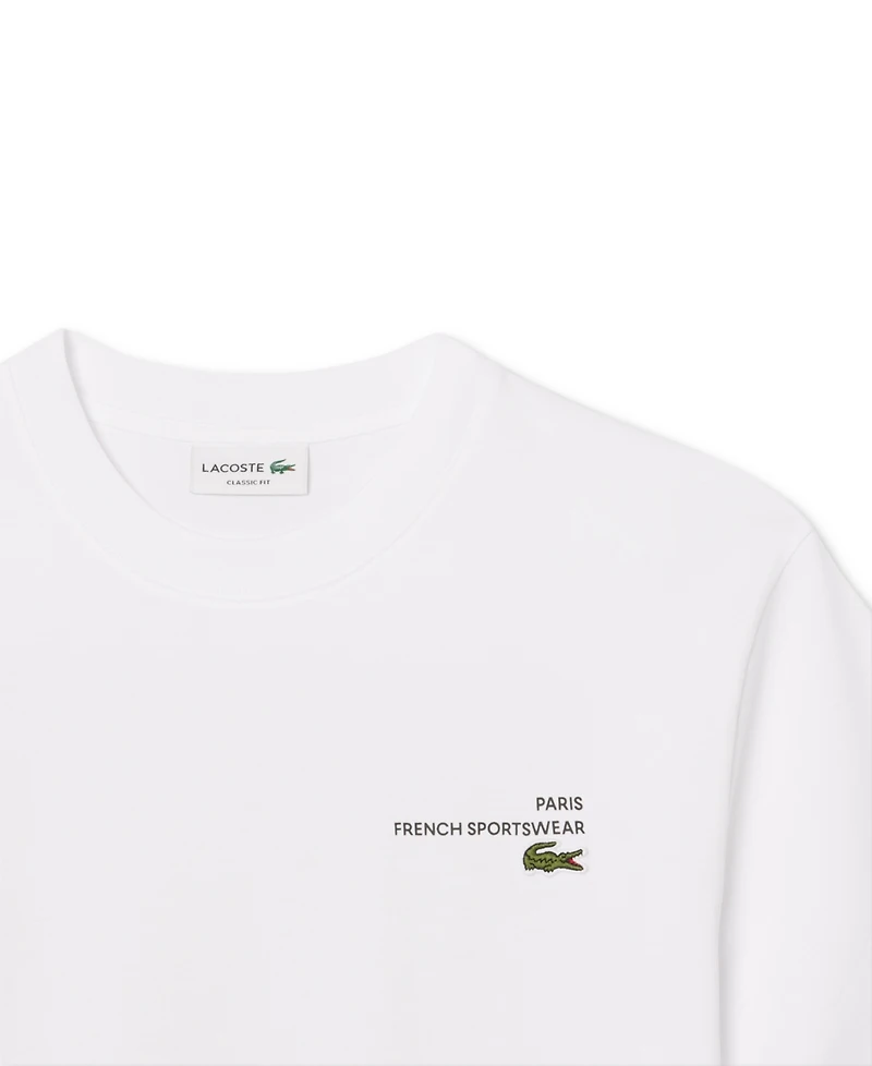 Lacoste Men's Short Sleeve Graphic Tennis T-Shirt - 001