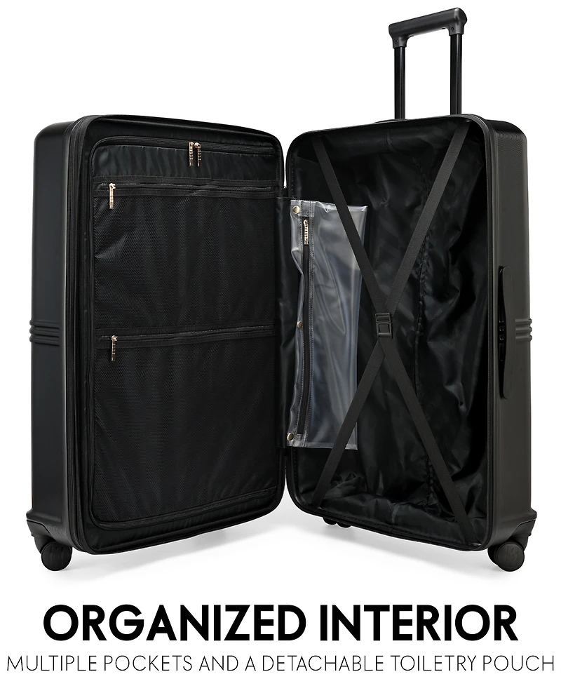 Elle Expedition 3-Piece Expandable Retro Spinner Luggage Set