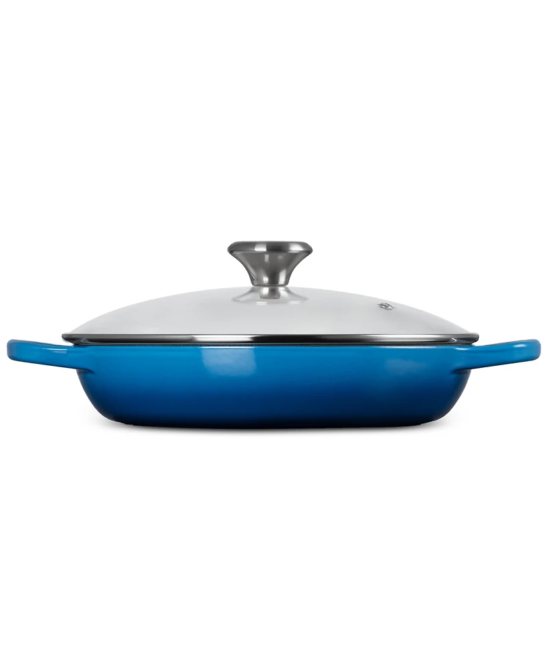 Le Creuset Enameled Cast Iron Signature Round 2.25-Qt. Braiser with Glass Lid
