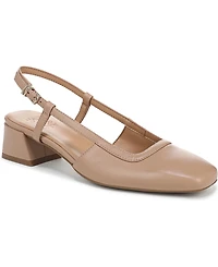 Naturalizer Women's Harper Block Heel Square Toe Slingback Pumps