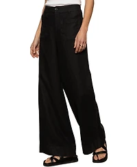Sanctuary Women's The Linen Marine Wide-Leg Pants