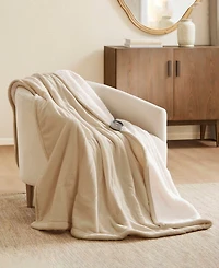 Woolrich Electric Reversible Plush to Berber Blanket, Queen