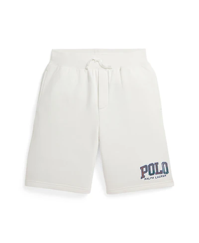 Polo Ralph Lauren Big Boys Madras-Logo Fleece Short