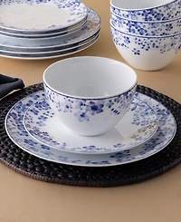 Noritake Bloomington Road 12-Piece Dinnerware Set, Service for 4