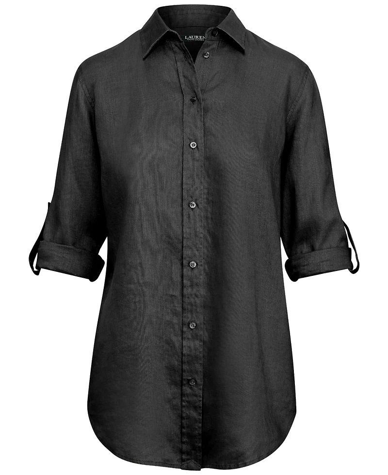Lauren Ralph 100% Linen Shirt