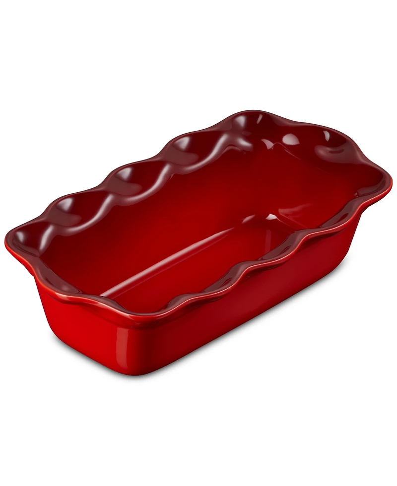 Le Creuset Stoneware Heritage 9" Fluted Loaf Pan