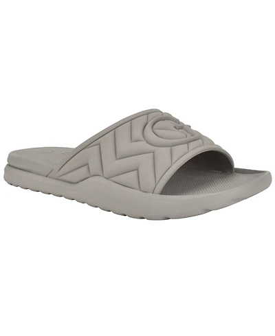 Guess Men's Moliano Branded Slip On Fashion Slides