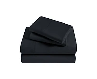 Superior Modal From Beechwood 300 Thread Count Lightweight Cooling Solid Extra Deep Pocket Bed Sheet Set
