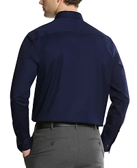 Calvin Klein Men's Refined Cotton Stretch Regular Fit Dress Shirt