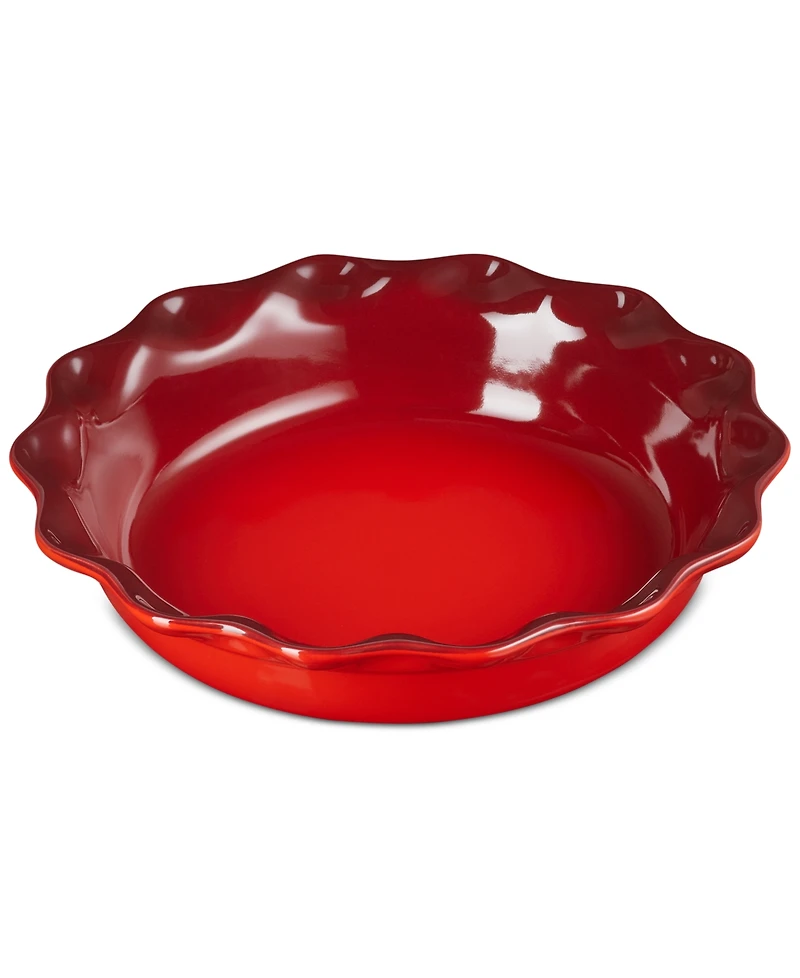 Le Creuset Stoneware Heritage Pie Dish & Fluted Loaf Pan Set